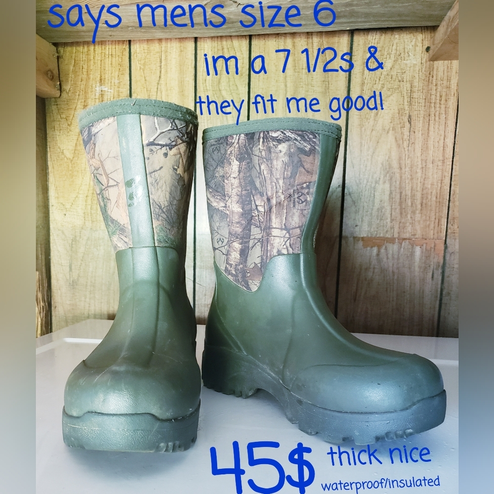 Rubber boots